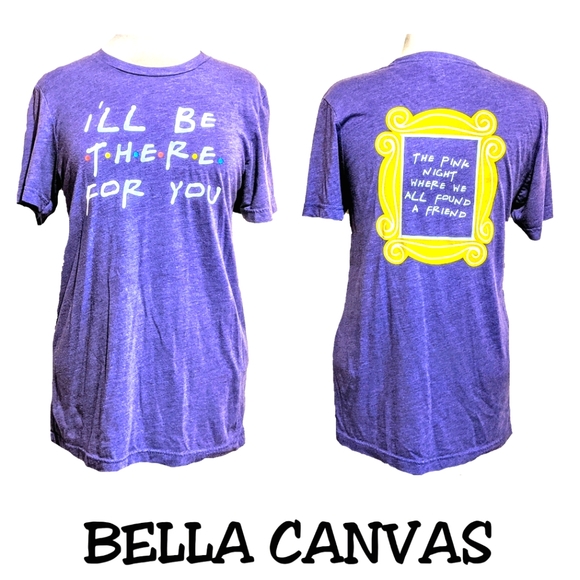 Bella Canvas Tops - 3/$15 FRIENDS graphic T-shirt (medium)